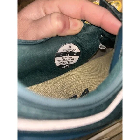 Altra Vibram Olympus 5 Mens Gray Trail Running Shoes US 11 - Picture 6 of 7